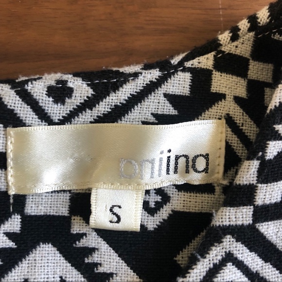 Aniina Boho Print Crop Top Side Cut Out Mini Dress - Picture 3 of 5